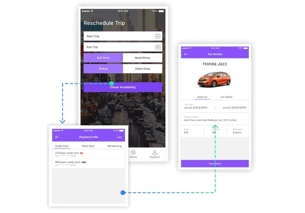 Simple booking process